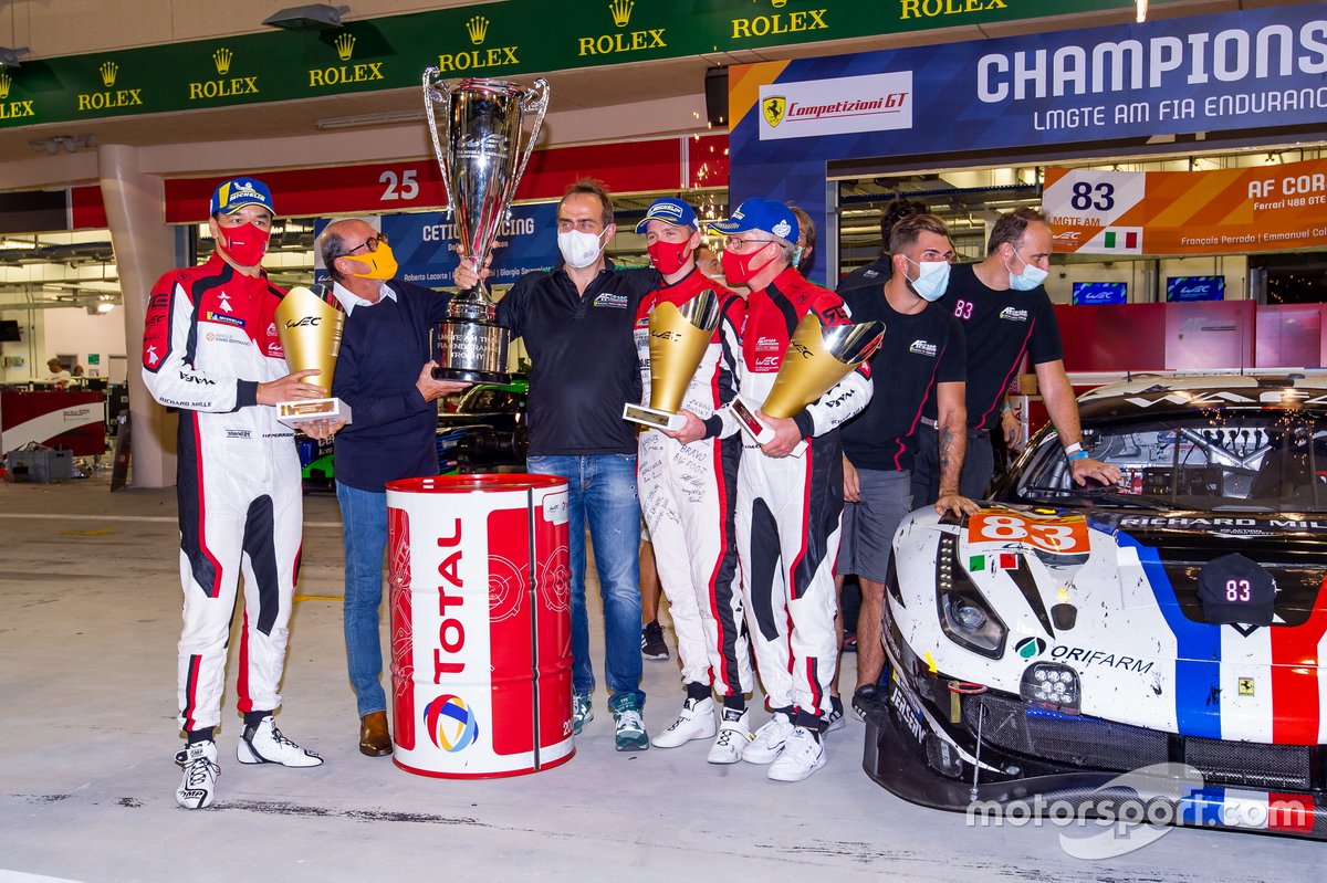 #83 AF Corse Ferrari 488 GTE EVO: François Perrodo, Emmanuel Collard, Nicklas Nielsen