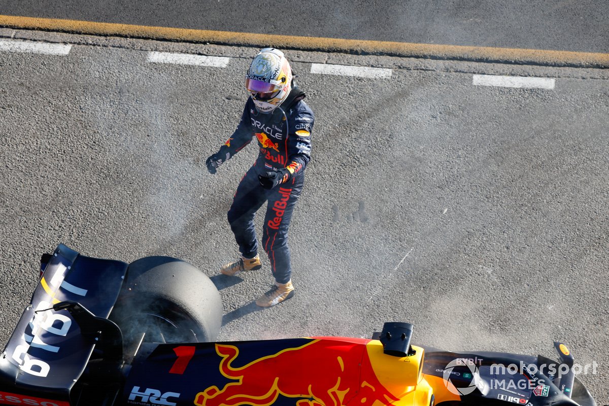 Max Verstappen, Red Bull Racing, si ritira dalla gara