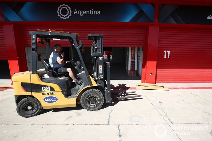 Ambiente en el pit lane