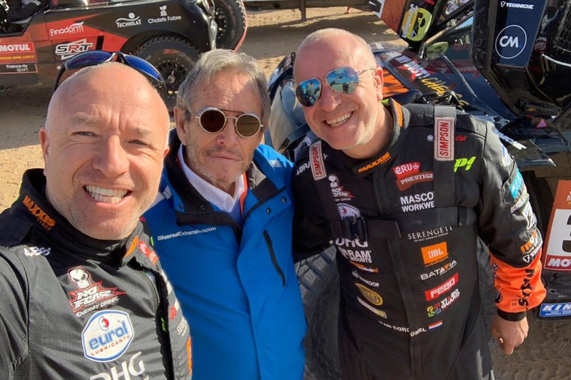 #347 Jefferies and Maxxis Dakar Team: Tim Coronel, Tom Coronel con Jacky Ickx