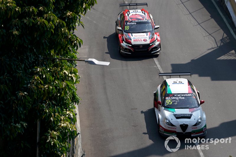 Ma Qing Hua, Team Mulsanne Alfa Romeo Giulietta TCR, Tiago Monteiro, KCMG Honda Civic Type R TCR