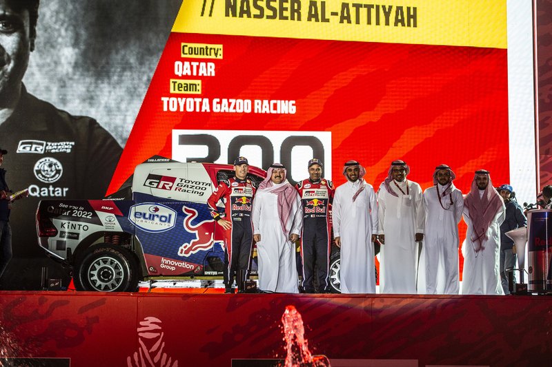 #300 Toyota Gazoo Racing: Nasser Al-Attiyah, Matthieu Baumel