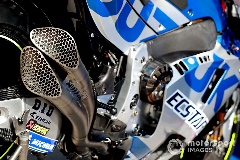 Team Suzuki MotoGP, detalle de la moto