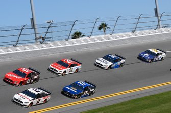 Brad Keselowski, Team Penske, Ford Mustang Discount Tire, Clint Bowyer, Stewart-Haas Racing, Ford Mustang Rush / Mobil 1, Chris Buescher, Roush Fenway Racing, Ford Mustang Fastenal, Matt DiBenedetto, Wood Brothers Racing, Ford Mustang Motorcraft/Quick Lane, Michael McDowell, Front Row Motorsports, Ford Mustang Love's Travel Stops, Corey LaJoie, Go FAS Racing, Ford Mustang RagingBull.com