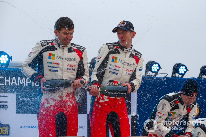 Winner Elfyn Evans, Scott Martin, Toyota Gazoo Racing WRT Toyota Yaris WRC