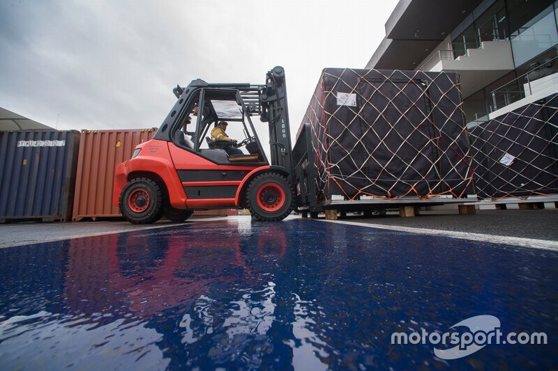 Preparativos para la F1 en el Autódromo Hermanos Rodríguez