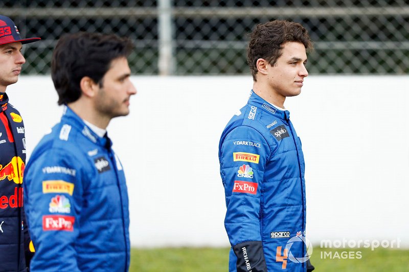 Lando Norris, McLaren y Carlos Sainz, McLaren