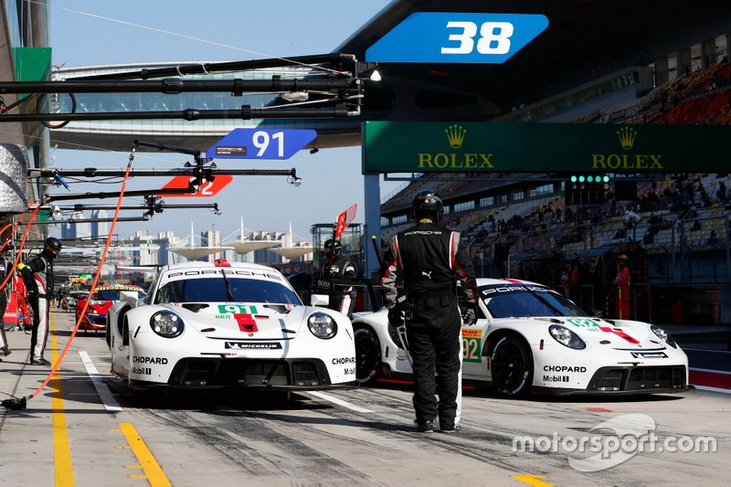 #91 Porsche GT Team Porsche 911 RSR - 19: Gianmaria Bruni, Richard Lietz, #92 Porsche GT Team Porsche 911 RSR - 19: Michael Christensen, Kevin Estre