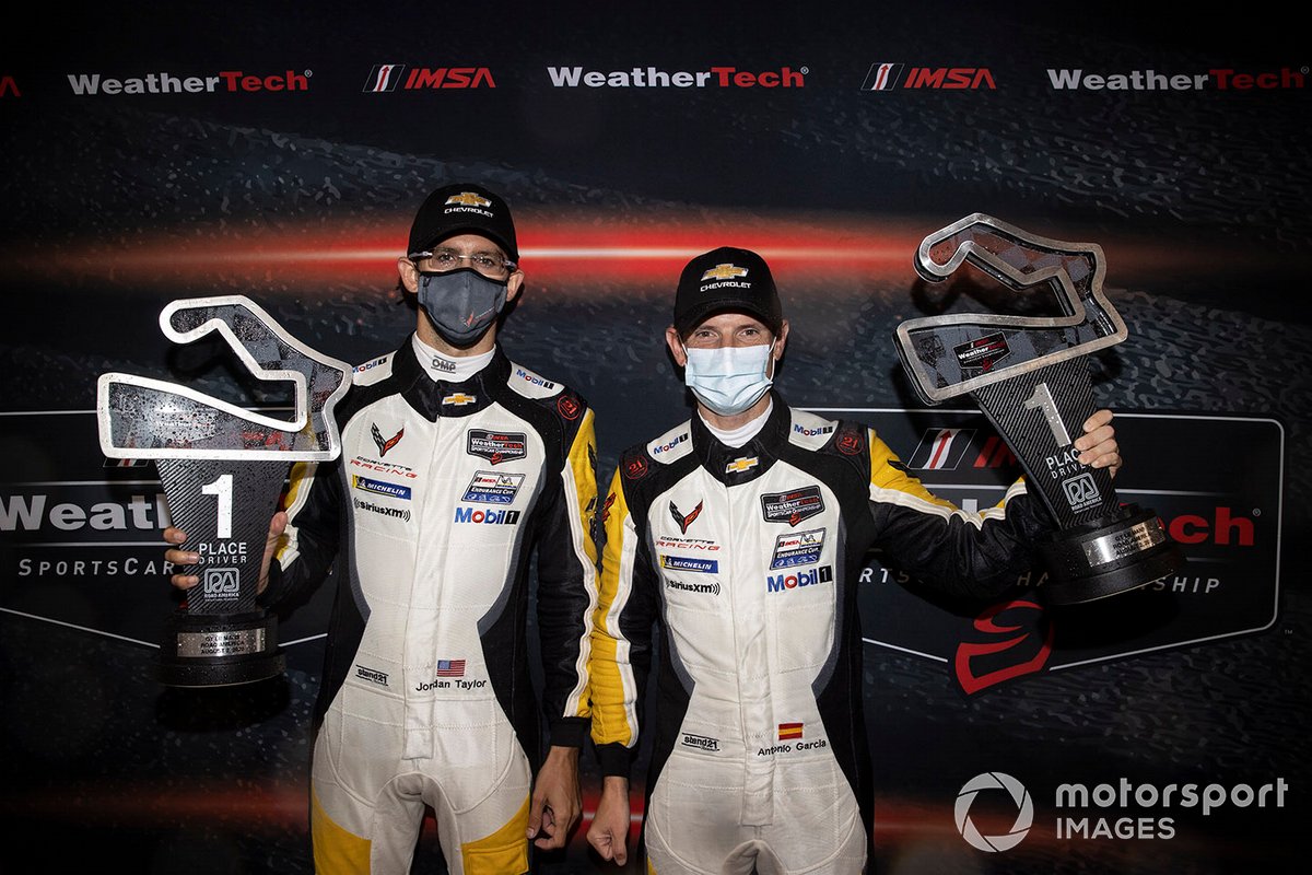 GTLM Winners #912 Porsche GT Team Porsche 911 RSR: Earl Bamber, Laurens Vanthoor