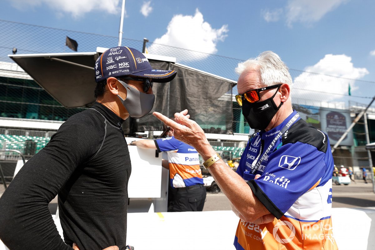 Takuma Sato, Rahal Letterman Lanigan Racing Honda, Eddie Jones ingeniero