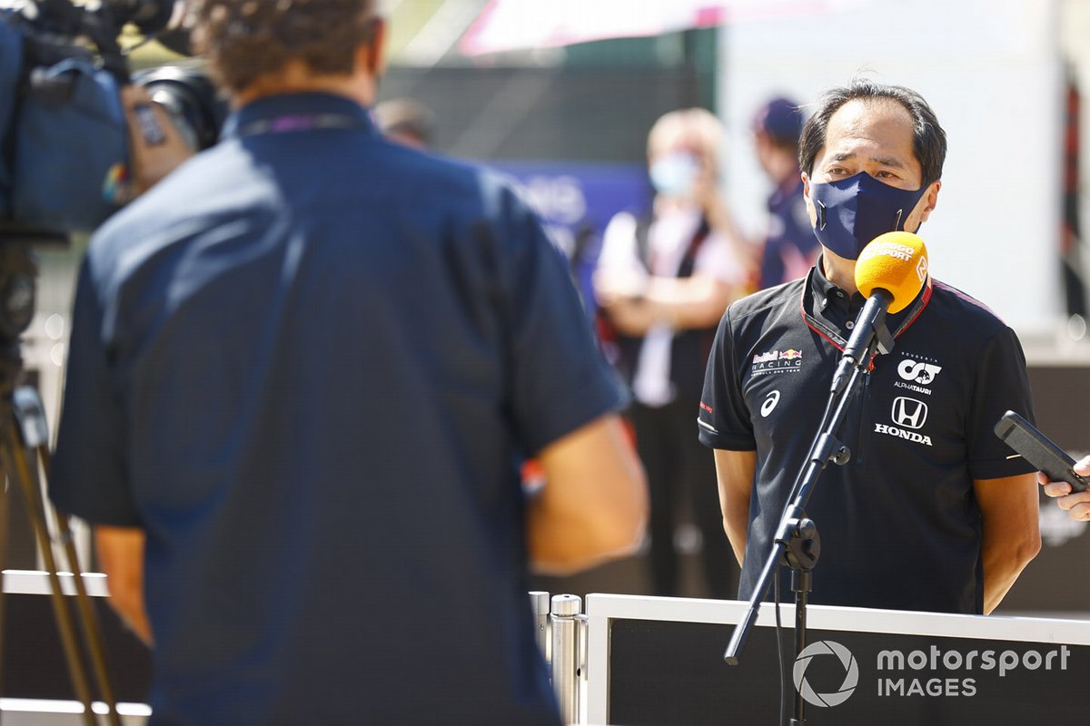 Toyoharu Tanabe, Director Técnico de F1, Honda, es entrevistado