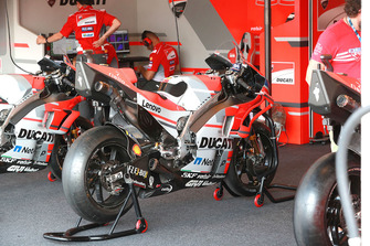 Dettaglio della moto di Andrea Dovizioso, Ducati Team