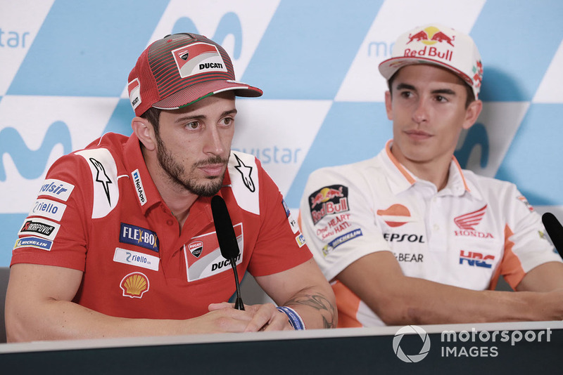 Andrea Dovizioso, Ducati Team, Marc Marquez, Repsol Honda Team