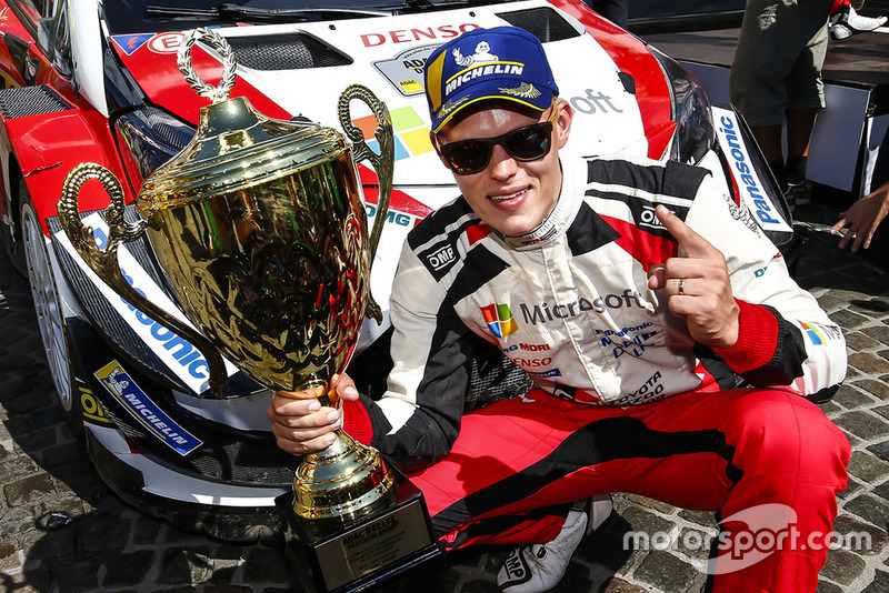 Winnaars Ott Tanak, Toyota Yaris WRC, Toyota Gazoo Racing