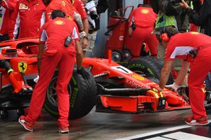 Kimi Raikkonen, Ferrari SF71H neus en voorvleugel