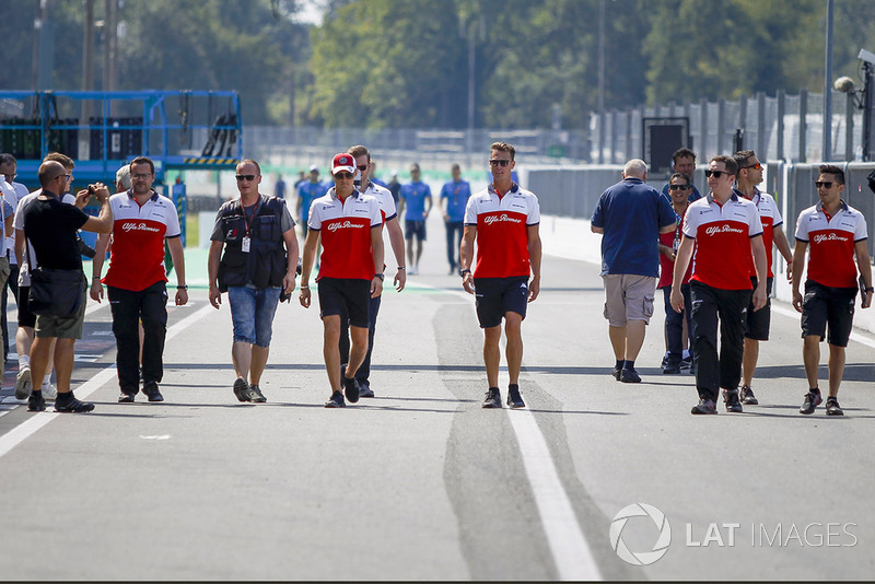 Marcus Ericsson, Sauber et ses mécaniciens