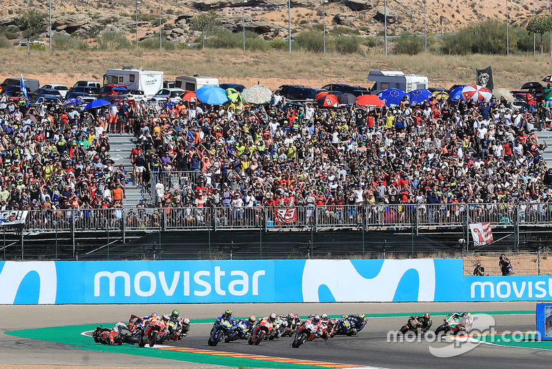 Jorge Lorenzo, Ducati Team crash at the start
