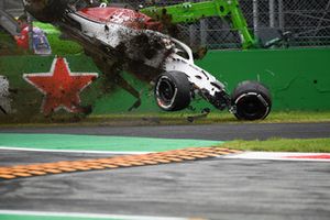 L'accident de Marcus Ericsson, Sauber C37 