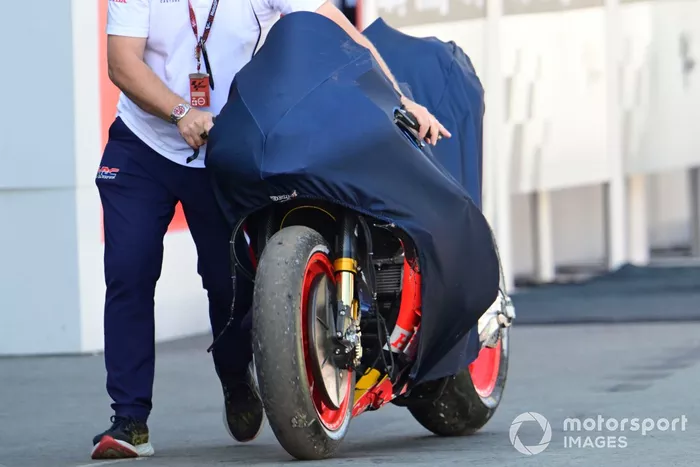 Marc Márquez, moto del Repsol Honda Team