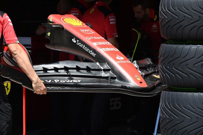 Ferrari SF-23 detalles técnicos 