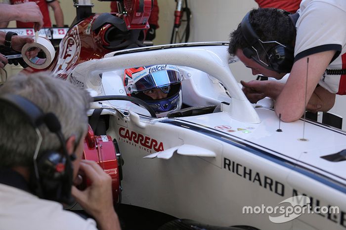 Tatiana Calderón, Sauber C37 piloto de test