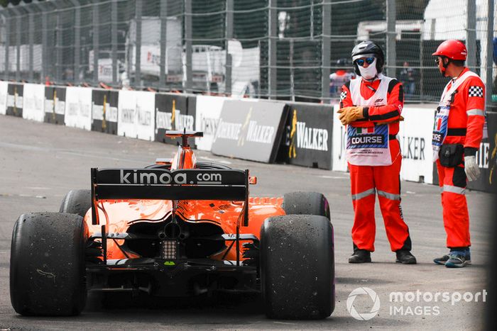 El coche de Fernando Alonso, McLaren MCL33 