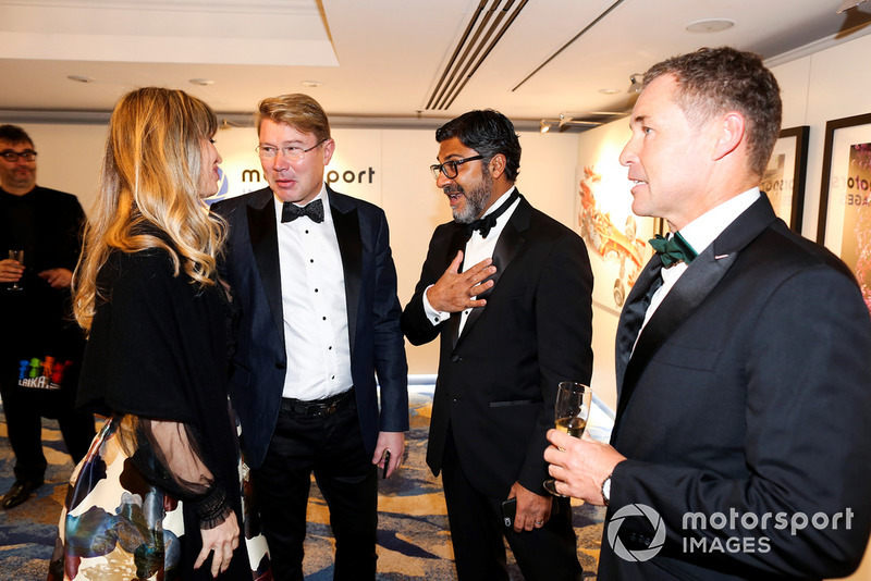 Mika Hakkinen, Tom Kristensen and Manish Pandey