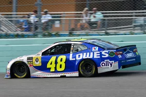 Jimmie Johnson, Hendrick Motorsports, Chevrolet Camaro Lowe's Rookie Throwback