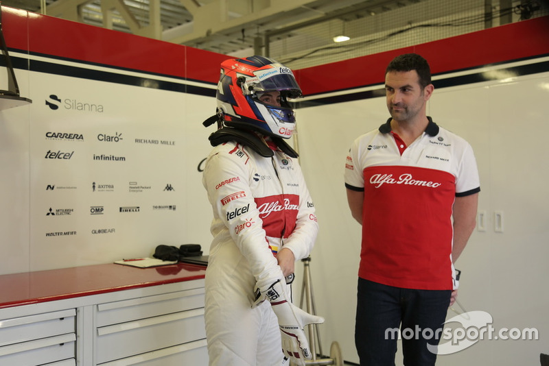 Tatiana Calderón, Sauber C37 piloto de prueba
