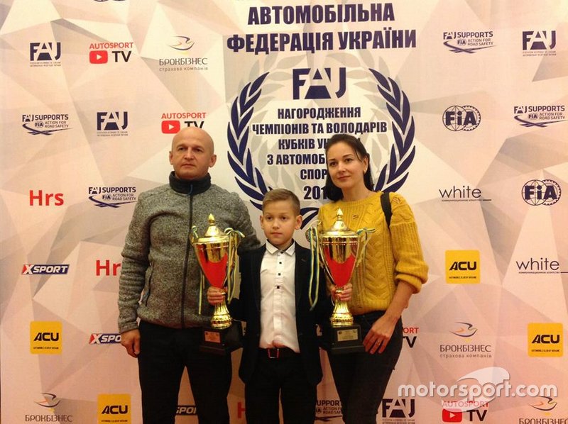 Нагородження учасників Чемпіонату України з картингу