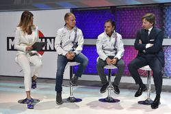 Felipe Massa, Williams y Valtteri Bottas, Williams con Manfredo Rossi di Montelera y Federica Masoli