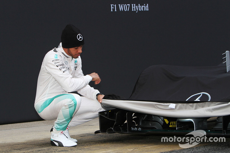 Lewis Hamilton, Mercedes AMG F1 presentación del Mercedes AMG F1 W07 Hybrid