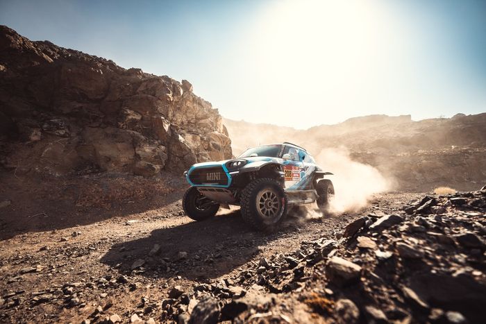 #208 X-Raid Mini JCW Mini: Lionel Baud, Lucie Baud