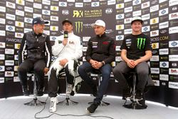 Press Conference: Mattias Ekström, EKS RX; Petter Solberg, Petter Solberg World RX Team; Janis Bauma