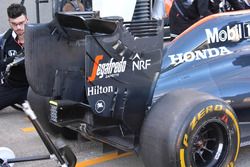 Detalle del alerón trasero del McLaren MP4-31