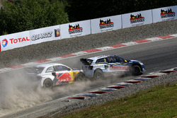 Johan Kristoffersson, Volkswagen Team Sweden; Mattias Ekström, EKS RX