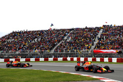 Max Verstappen, Red Bull Racing RB12 leads Daniel Ricciardo, Red Bull Racing RB12