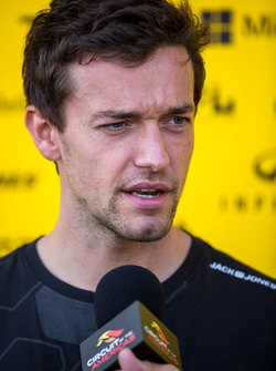 Jolyon Palmer, Renault Sport F1 Team avec les médias