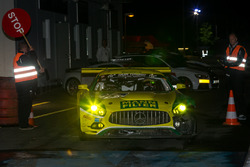 Stop and go for #75 Mann Filter Team Zakspeed, Mercedes-AMG GT3: Kenneth Heyer, Sebastian Asch, Luca Ludwig, Daniel Keilwitz