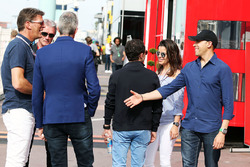 Graeme Lowdon and Pastor Maldonado