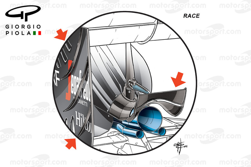 McLaren MP4/31: Monkey-Seat, Grand Prix von Monaco, Rennversion