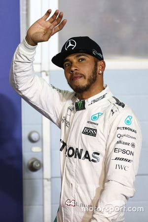 Polesitter Lewis Hamilton, Mercedes AMG F1 Team