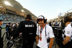 Fernando Alonso, McLaren op de grid