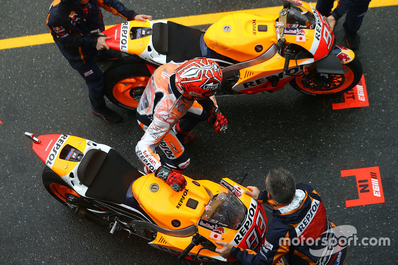 Marc Marquez, Repsol Honda Team in de pitstraat