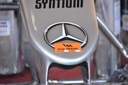 Lewis Hamilton, Mercedes AMG F1 W07 Hybrid, nose cone detail