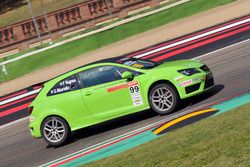 Seat Ibiza Cup #99, Gianluca Mauriello e Franco Nugnes - Direttore Motorsport.com Italia