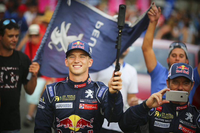 Timmy Hansen, Team Peugeot Hansen, Sébastien Loeb, Team Peugeot Hansen