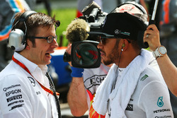 Lewis Hamilton, Mercedes AMG F1 Team on the grid
