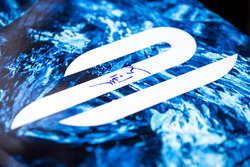 La livrea iceberg sulla vettura di Formula E che sarà messa all'asta per raccogliere fondi per comba