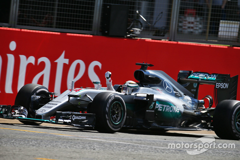 Sieg für Lewis Hamilton, Mercedes AMG F1 W07 Hybrid